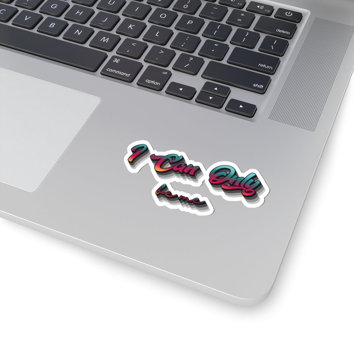 Vinyl laptop sticker, water resistant sticker, scratch resistant