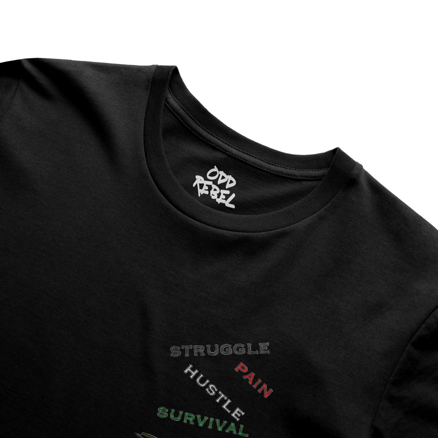 skatewear graphic t-shirt chest print detail