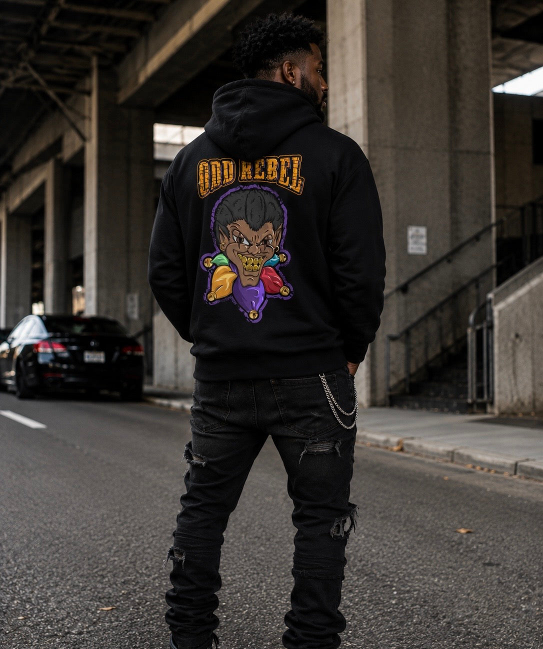 Rebel Joker - Hoodie Apliiq
